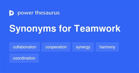 85 Noun Antonyms for Teamwork .